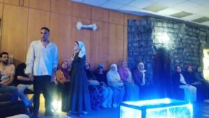 قصر ثقافة الزقازيق العرض المسرحي “نهاية فاوست”، ضمن فعاليات مهرجان “500 ليلة مسرحية”