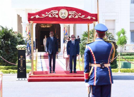 الرئيس السيسى يستقبل رئيس جمهورية رواندا