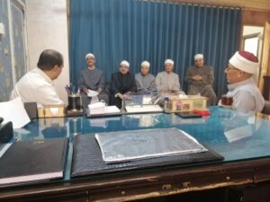 المقابلات الأولية للمرشحين للتدريس في المدارس العلمية بديوان عام مديرية أوقاف البحيرة