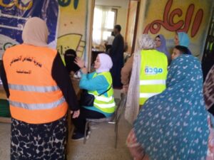 الكشف الطبي على ٢٠٠مواطنًا ضمن القافلة الموجه بعزبة الربايعة بقرية أبوسلطان