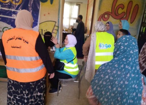الكشف الطبي على ٢٠٠مواطنًا ضمن القافلة الموجه بعزبة الربايعة بقرية أبوسلطان