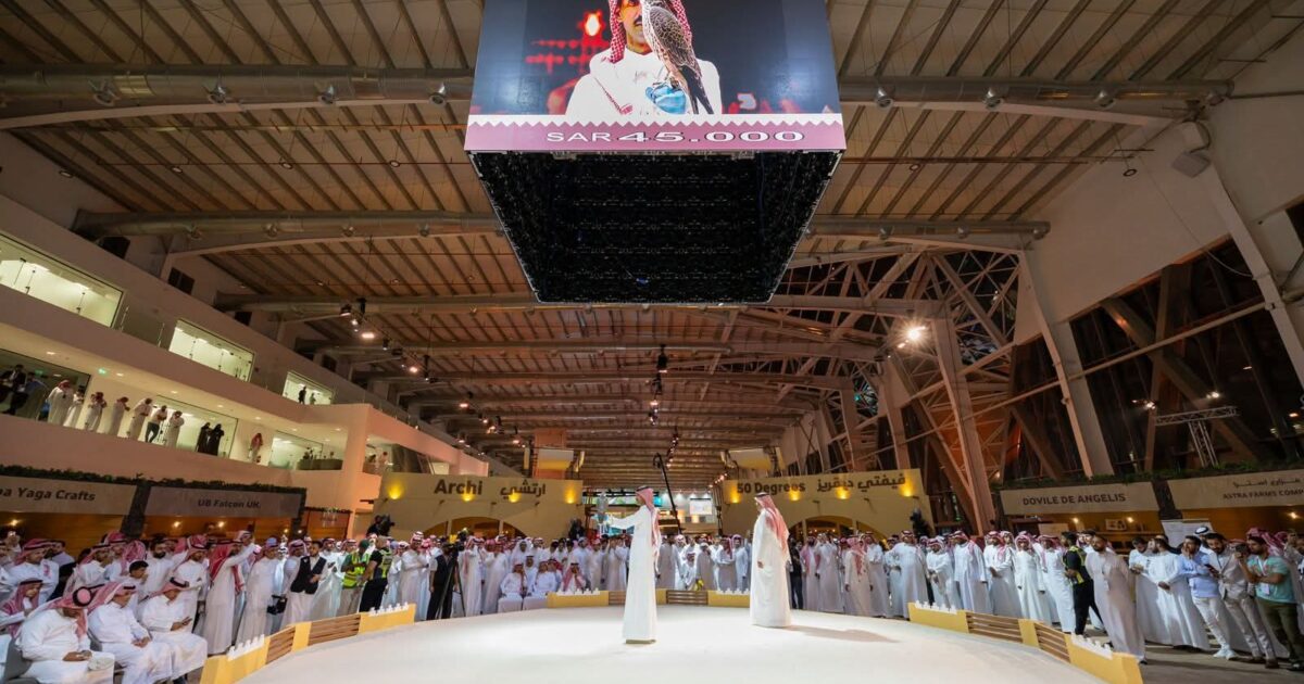 مزاد نادي الصقور السعودي.. مبيعات تتجاوز 41 مليون ريال في 5 أعوام