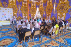 وزارتي التضامن الاجتماعي والعمل وصناع الخير  في المحطة الرابعة بقرية المعتمدية