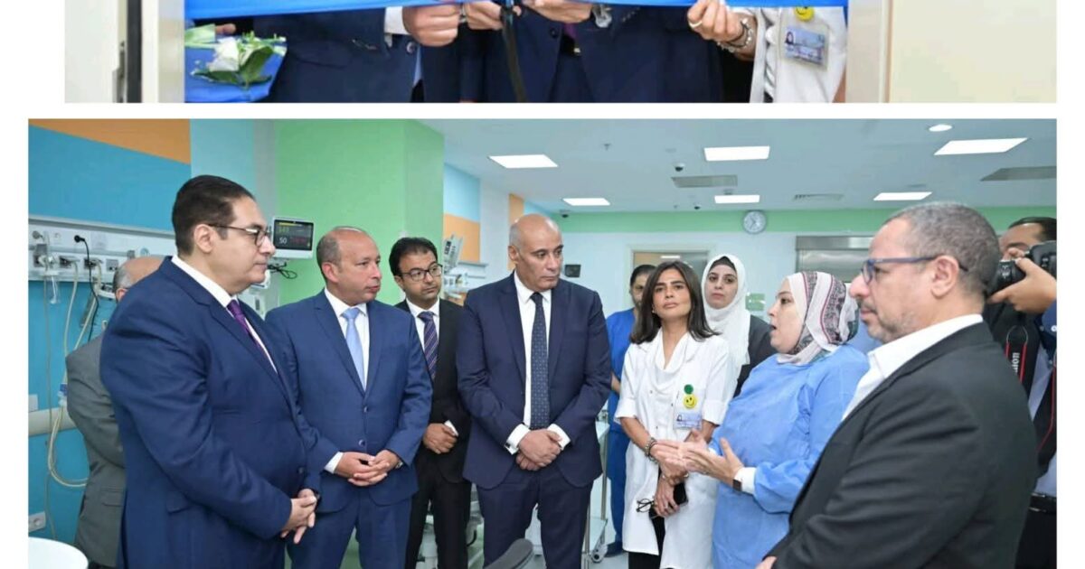 إطار خطة الجامعة المستمرة لتطوير المستشفيات الجامعية والإرتقاء بجودة الخدمات الطبية المقدمة للأطفال .