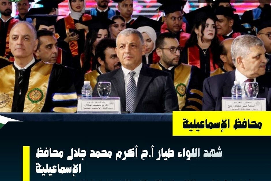 حفل تخرج دفعة يوليو/سبتمبر 2025 من طلاب الأكاديمية العربية للعلوم