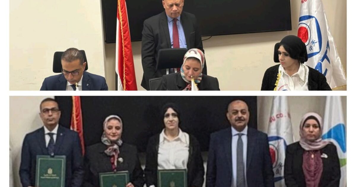 توقيع رئيس مجلس إدارة الشركة المصرية لنقل الكهرباء عقدًا مع تحالف شركة ZTT الصينية وشركة Nile Logistics International المصرية