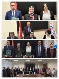 توقيع رئيس مجلس إدارة الشركة المصرية لنقل الكهرباء عقدًا مع تحالف شركة ZTT الصينية وشركة Nile Logistics International المصرية