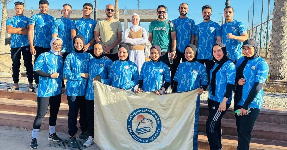 جامعة بني سويف تحصد 3 ميداليات ذهبية في بطولة الجامعات المصرية "للكروس فيت" ببور سعيد