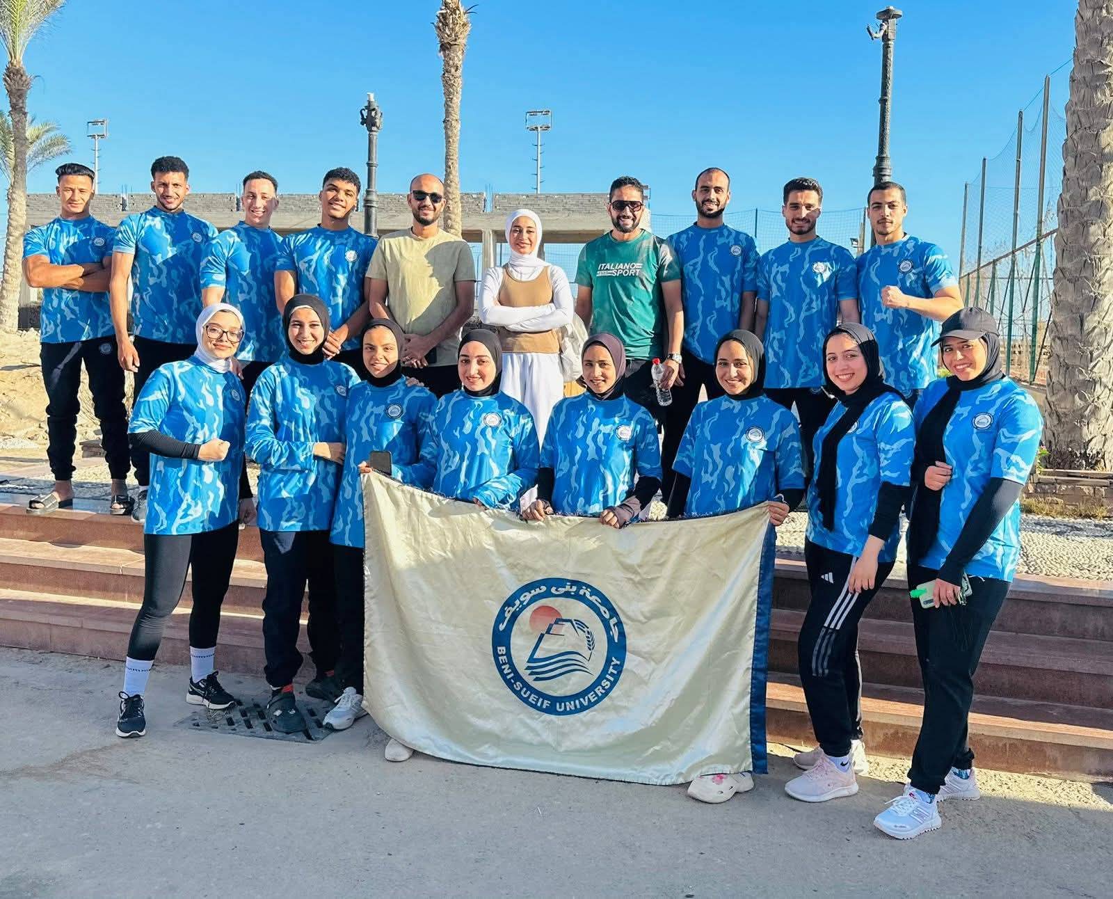 جامعة بني سويف تحصد 3 ميداليات ذهبية في بطولة الجامعات المصرية "للكروس فيت" ببور سعيد 