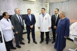 طفرة صحية جديدة بالمنوفية. محافظ المنوفية ورئيس الهيئة العامة للمستشفيات يتفقدان أعمال التطوير بمستشفى شبين الكوم التعليمي