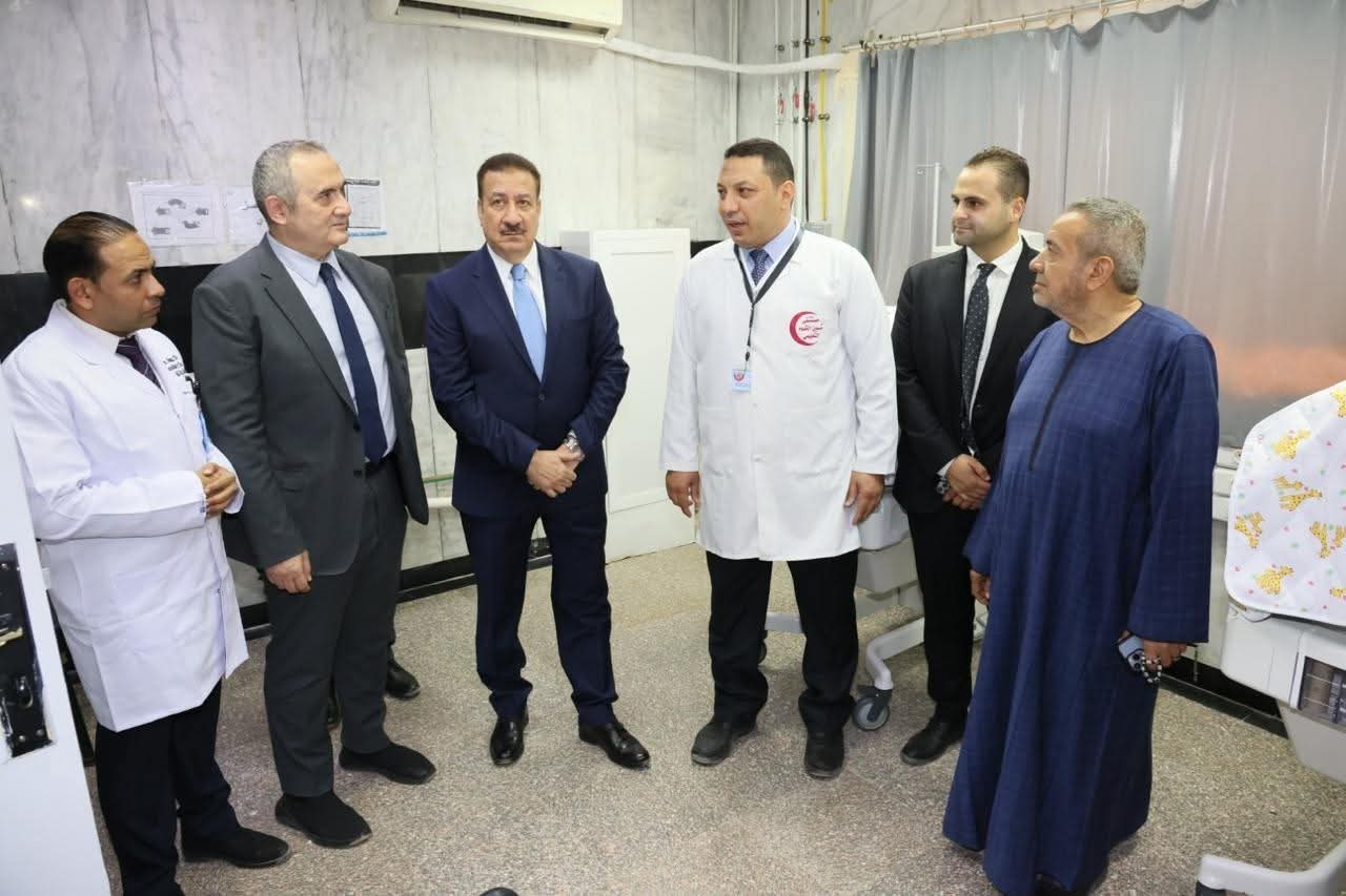 طفرة صحية جديدة بالمنوفية. محافظ المنوفية ورئيس الهيئة العامة للمستشفيات يتفقدان أعمال التطوير بمستشفى شبين الكوم التعليمي