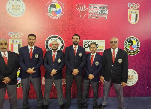 مشاركة الحكام الاتحاد الليبي العام الكاراتية ببطولة شمال افريقيا