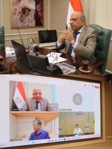 بحث مجالات التعاون بين وزير الكهرباء والطاقة المتجددة ومسئولى شركة مينج يانج الصينية عبر تقنية الفيديو كونفرانس