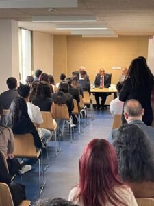 بالصور وزيرا الخارجية والتعليم العالي يتفقدان بيت مصر بباريس ويعقدان لقاءًا مع عدد من الطلاب المصريين بالجامعات الفرنسية