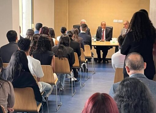 بالصور وزيرا الخارجية والتعليم العالي يتفقدان بيت مصر بباريس ويعقدان لقاءًا مع عدد من الطلاب المصريين بالجامعات الفرنسية