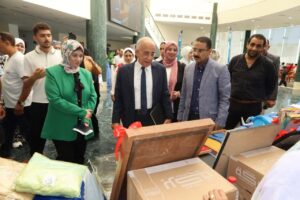 محافظة السويس تشهد انطلاق فعاليات المبادرة القومية “أسرتي قوتي” برعاية السيدة أنتصار السيسي حرم رئيس الجمهورية