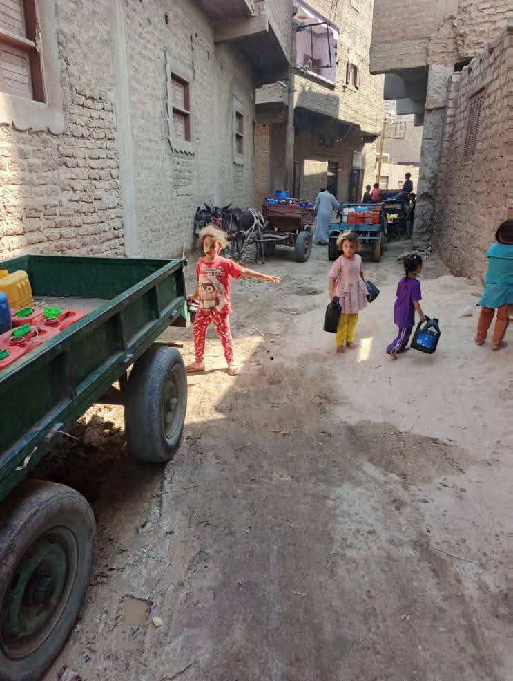 ابو حزام نجع حمادي شمال قنا تشكو عدم وصول المياه