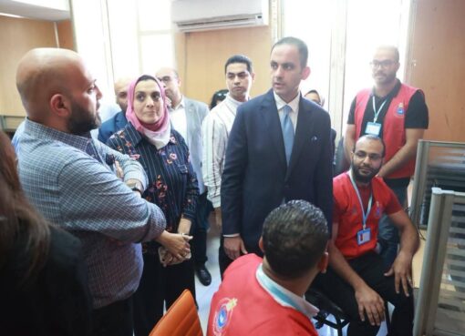 نائب وزير الصحة والسكان يتفقد غرفة الخط الساخن (137) بالإسكندرية ويوجه بتعزيز العمل  نائب وزير الصحة والسكان يتفقد غرفة الخط الساخن (137) بالإسكندرية ويوجه بتعزيز العمل