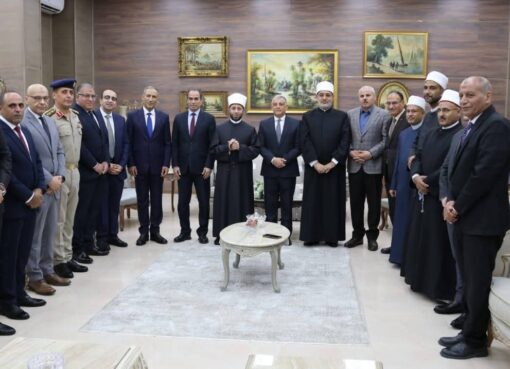 احتفالًا بالعيد القومي الـ ٧٤ لمحافظة الإسماعيلية  محافظ الإسماعيلية يستقبل وزير الأوقاف ومفتي الجمهورية ورئيس الهيئة الوطنية للإعلام احتفالًا بالعيد القومي الـ ٧٤ لمحافظة الإسماعيلية محافظ الإسماعيلية يستقبل وزير الأوقاف ومفتي الجمهورية ورئيس الهيئة الوطنية للإعلام