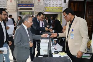 رئيس اللجنة المشرفة على انتخابات نقابة الأطباء يؤكد انتظام عملية التصويت