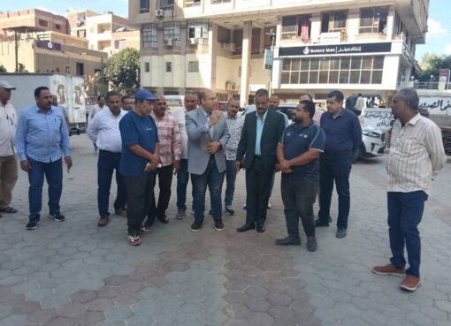 جولة ميدانية لنائب محافظ الجيزة بمركز منشأة القناطر جولة ميدانية لنائب محافظ الجيزة بمركز منشأة القناطر