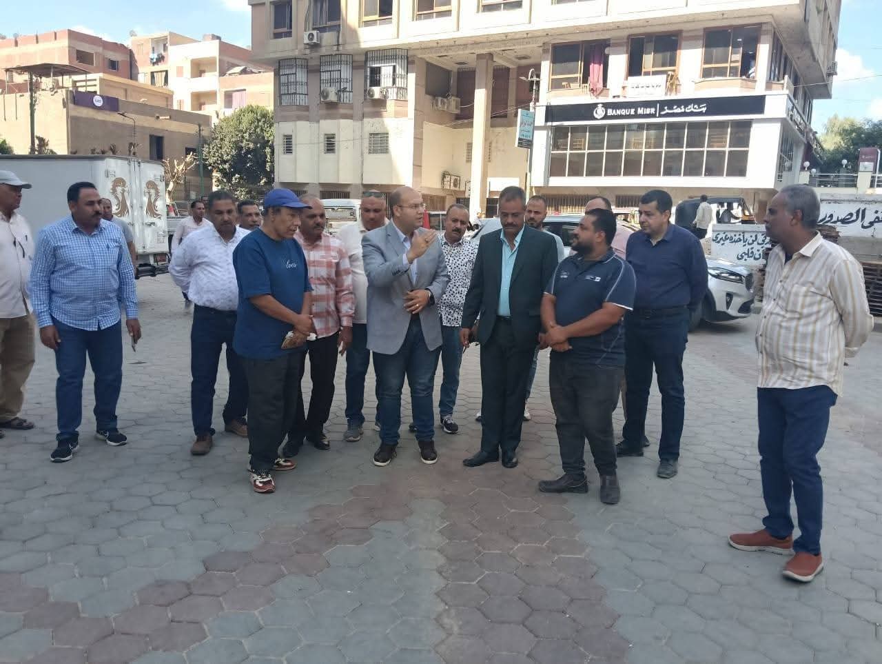 جولة ميدانية لنائب محافظ الجيزة بمركز منشأة القناطر