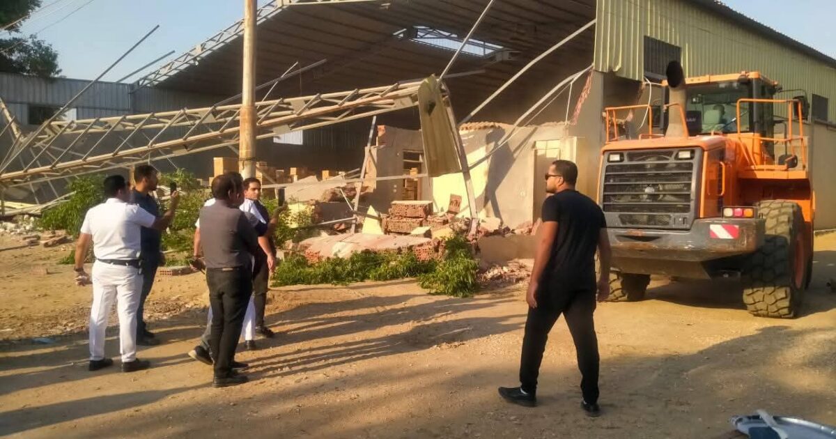 الجيزة تزيل تعديات وتسترد 25 ألف متر بالبدرشين