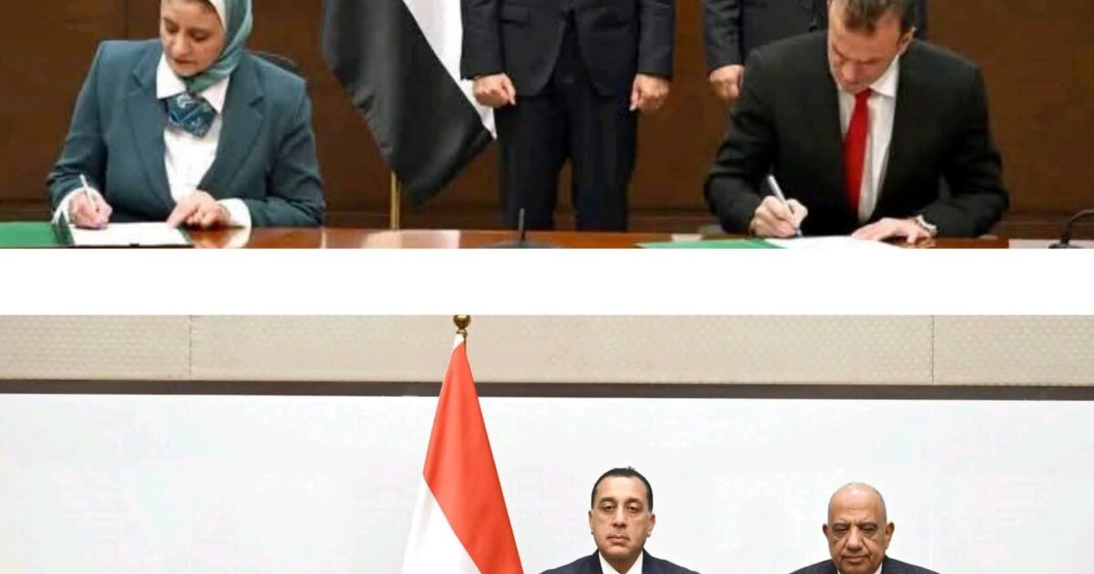 بمقر مجلس الوزراء مدبولى يشهد مراسم توقيع اتفاقية تعاون بين الشركة المصرية لنقل الكهرباء وشركة "K&K" الإماراتية