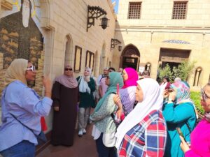 تكافؤ الفرص بأكاديمية الفنون تنظم رحلة ثقافية إلى مجمع الأديان بمصر القديمة