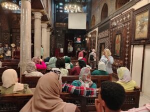 تكافؤ الفرص بأكاديمية الفنون تنظم رحلة ثقافية إلى مجمع الأديان بمصر القديمة