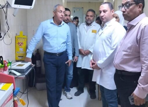 مرور مفاجئ لوكيل صحة الجيزة على مستشفى البدرشين لضمان جودة الخدمات الطبية