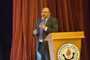 محافظ السويس يشهد ندوة “ذاكرة وطن ومسئولية أمة” بجامعة السويس ضمن احتفالات أكتوبر والعيد القومي للمحافظة