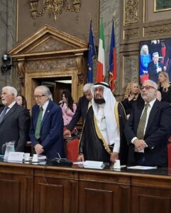 محافظة روما تكرم معالي الدكتور عبدالعزيز سرحان