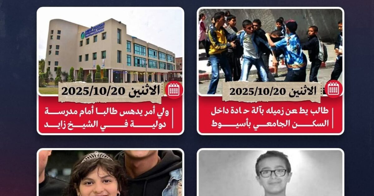 انتشار ظاهرة البلطجة أمام المدارس في المجتمع المصري وكيفية الحد منها