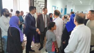 وكيل وزارة الصحة بالبحيره يتفقد مستشفى ايتاي البارود المركزي
