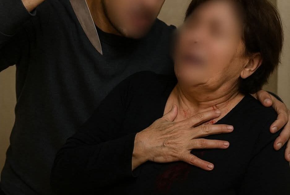 شاب يعتدي على والدته بسكين في الفيوم بعد رفضها منحه مالًا لشراء المخدرات