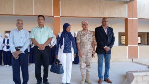 وكيلة تعليم البحر الأحمر تتفقد المدارس الفنية العسكرية بسفاجا وتؤكد: الانضباط وحب الوطن أساس النهوض بالتعليم