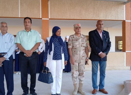 وكيلة تعليم البحر الأحمر تتفقد المدارس الفنية العسكرية بسفاجا وتؤكد: الانضباط وحب الوطن أساس النهوض بالتعليم وكيلة تعليم البحر الأحمر تتفقد المدارس الفنية العسكرية بسفاجا وتؤكد: الانضباط وحب الوطن أساس النهوض بالتعليم