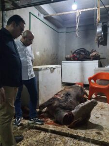 تنفيذا لتوجيهات معالى الوزير المحافظ حفاظا علي الصحة العامة للمواطنين