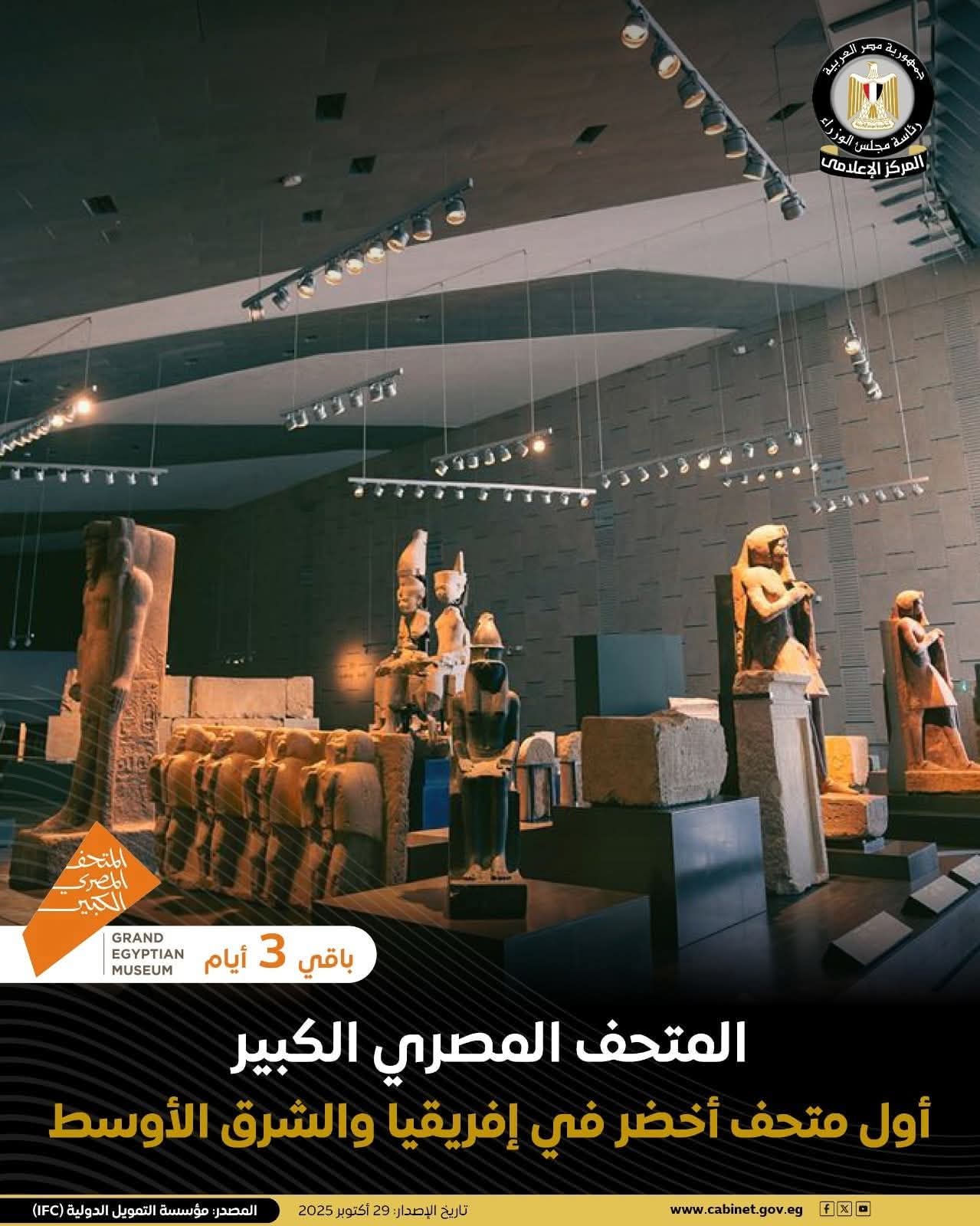 المتحف الكبير.. أول "أخضر" في قلب إفريقيا والشرق الأوسط!