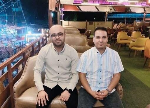 الصحفي إسلام موسى يهنئ المستشار باسم شومان بزفافه الميمون