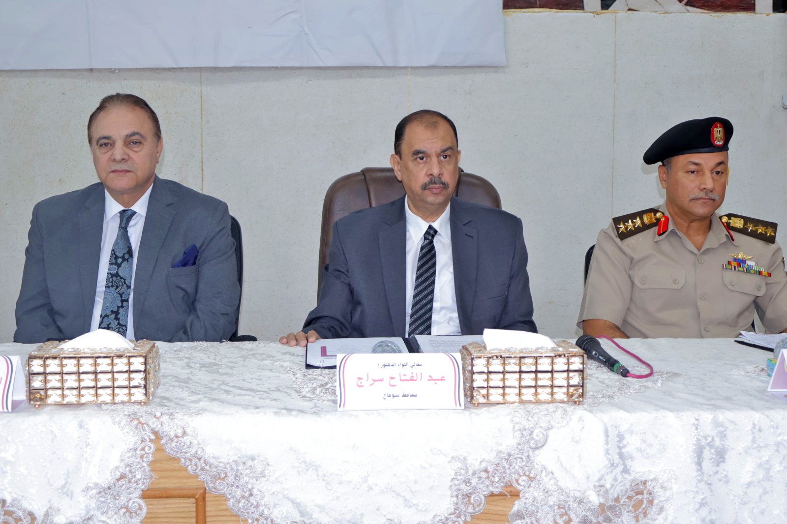 محافظ سوهاج يشهد احتفالية كلية الدراسات الإسلامية والعربية للبنات بجامعة الأزهر الشريف بذكرى انتصارات أكتوبر المجيده