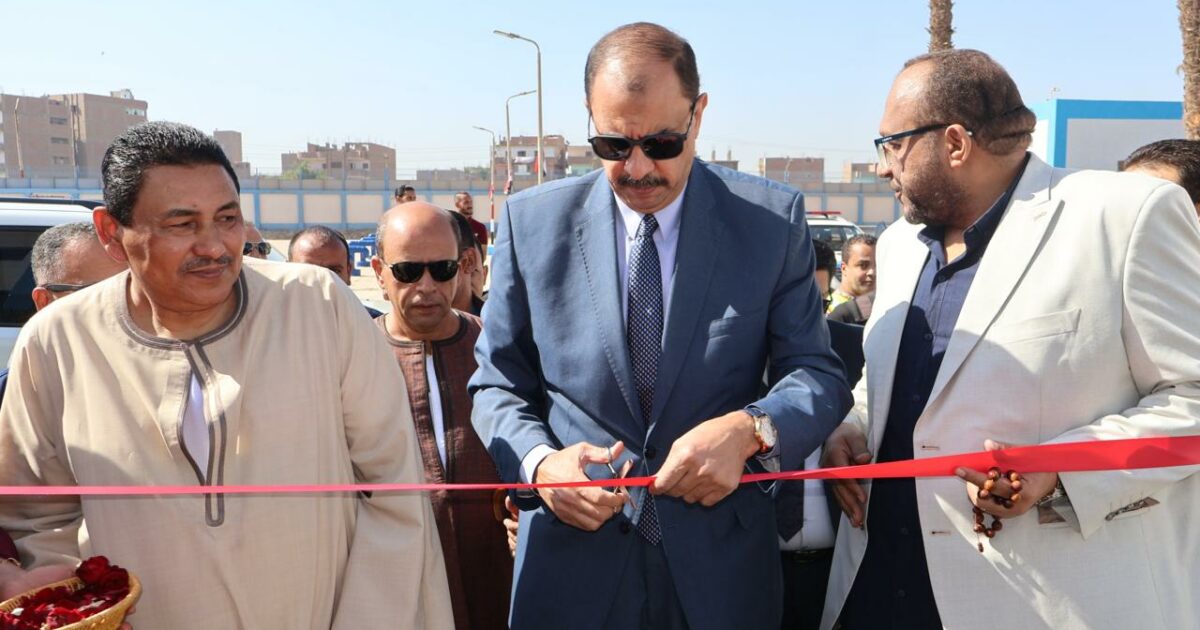 محافظ سوهاج يفتتح محطة مياه طهطا بعد إعادة تأهيلها بتكلفة 150 مليون جنيه