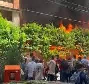 حريق هائل يلتهم مقهى شهير بشرق الإسكندرية