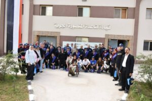 طلاب جامعة المنصورة في زيارة ميدانية لقاعدة المنصورة الجوية احتفالًا بذكرى انتصارات أكتوبر وعيد القوات الجوية
