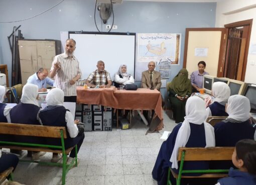 الهجرة الغير شرعية ندوة توعوية بمدرسة السيدة نفيسة الإعدادية بنات بحضور مدير الإدارة التعليمية