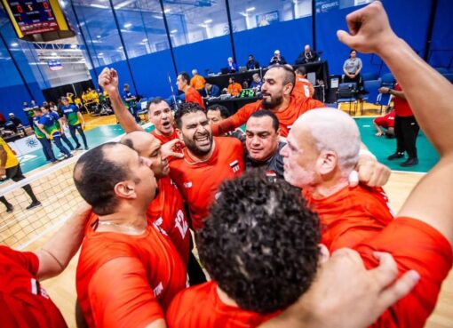 مصر تتوج بكأس العالم للطائرة جلوس