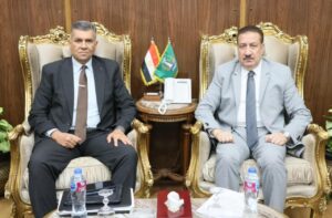 محافظ المنوفية يلتقي وفد الهيئة القومية للتأمين الاجتماعي لبحث سبل التعاون وتطوير الخدمات المقدمة للمواطنين