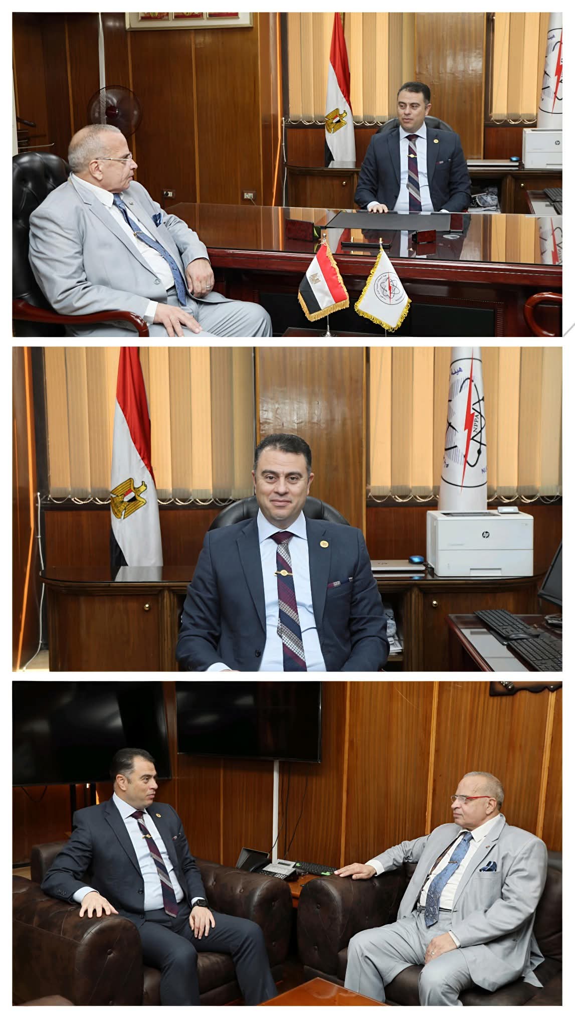 رئيس هيئة المحطات النووية يستكمل الحديث الشيق البناء