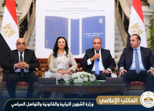 المستشار محمود فوزي خلال ندوة الخارجية: فوز مصر بعضوية مجلس حقوق الإنسان تتويج لجهود الدولة في تعزيز الحقوق والحريات